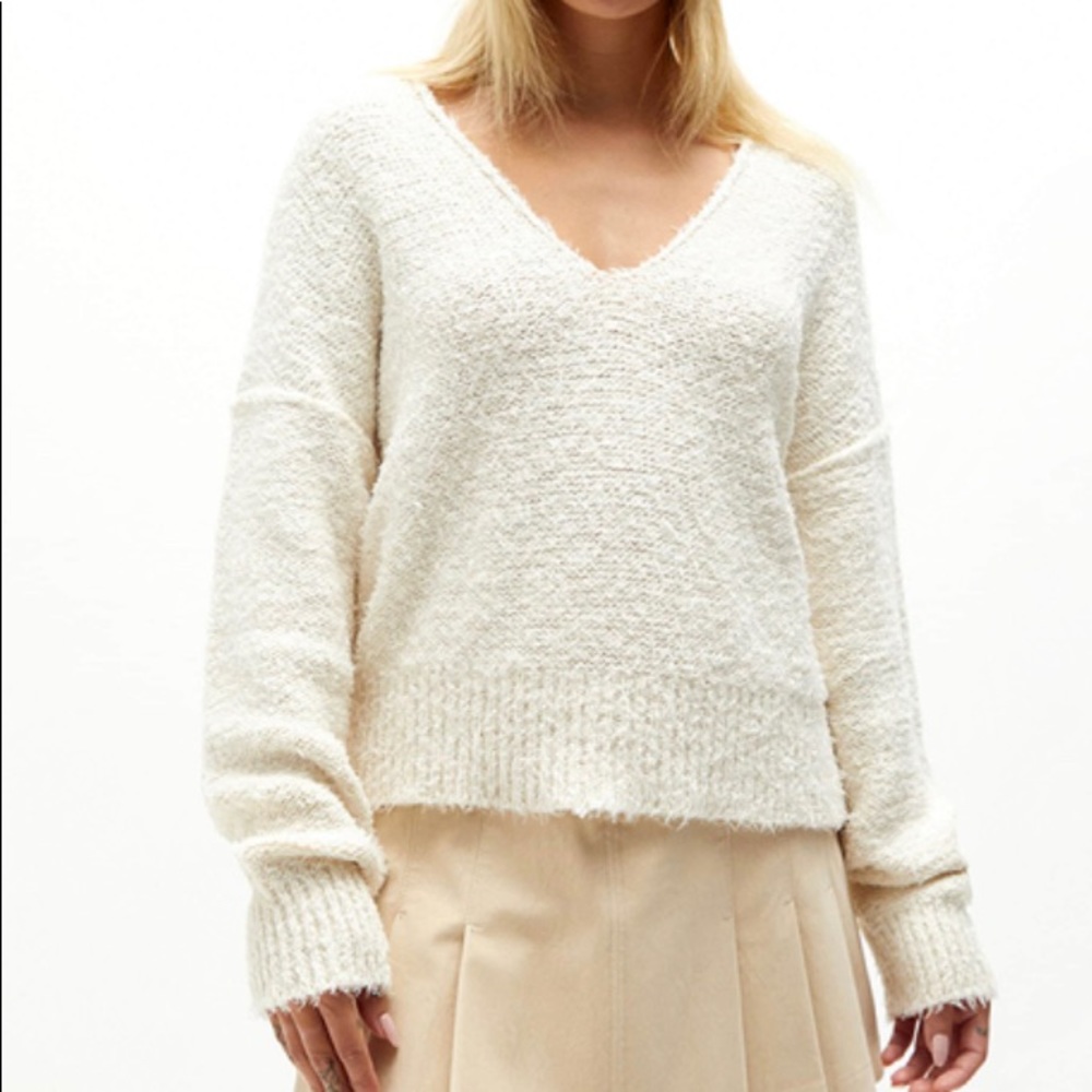 White Free People Sweater
